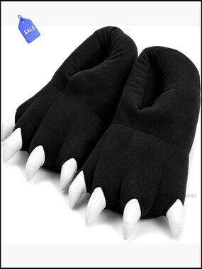 Unisex Dinosaur Claw Slippers Fun Monster Paw Shoes for Men Women Kids Cosplay